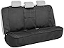 Motor Trend SpillGuard Waterproof Rear Bench Car Seat Cover, Gray Stitching – Split Bench Rear Seat Protector with Neoprene Padding, Back Seat Cover for Kids & Dogs, Car Interior Covers