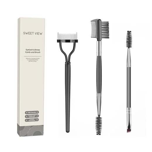 SWEET VIEW Eyelash Comb Lash Separator Tool Brow Brush