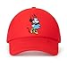 Disney Adult Trucker Hat, Minnie Mouse Mesh Snapback Baseball Cap, Red