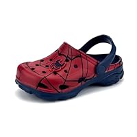 Nedaan Boys and Girls Spider Clogs for Kids,Unisex Eva Mules for Big Kid,Little Kid,Boy and Girl Closed Toe Slide Sandals,Blue