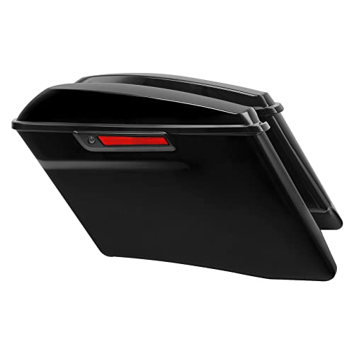 XFMT Motorcycle 4" Stretched Hard Saddlebags Bags Fit For