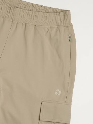 Image of Women's Polyester Regular Fit 4 Pocket Solid Cargo with SPF50+, 2 Way Stretch, UV Protection for Activewear, Regular Use