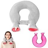 WRQIOO Nackenwärmflasche, 1800ml Wärmflasche Nacken, Nackenwärmflasche...