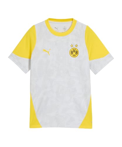PUMA Borussia Dortmund Trainingsshirt Kids grau, 152 Kinder