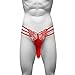 Red Panties for Man Lace Spandex Butterfly Graphic Sexy Low Rise Lingeries Panties Thong Mens 2026 Soft Comfy Clothes Fashion One Size