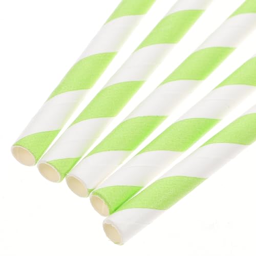 Pitillos de Papel Biodegradables con Estampado de Cocodrilo Verde 30 pzas miniatura 3