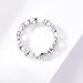 Anillo Mujer Gotitas de Agua Anillo Abierto Cruz Celta Irsh Plata de...