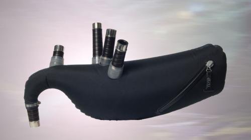 Moose synthétique Fermeture Éclair Sac de cornemuse L