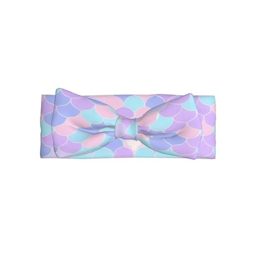 Mermaid tattoo Baby Bow Headband. Comfortable baby headband, suitable for daily wear and photo props.
