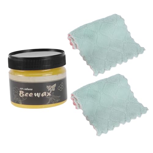 YOSADIER Cera de Abejas Natural para Muebles 1 Botella Cera para Pulir Madera Resistente al Agua para de Muebles y Pisos Hogar Tienda