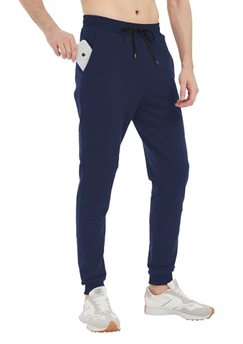 Idtswch 34/36/38/40 Long Inseam Mens Tall Sweatpants Fleece-Line Extra Long Joggers Pant with Zip Pockets2