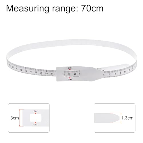 Cinta Métrica Circunferencia de Cabeza 2 Piezas 70 cm miniatura 2