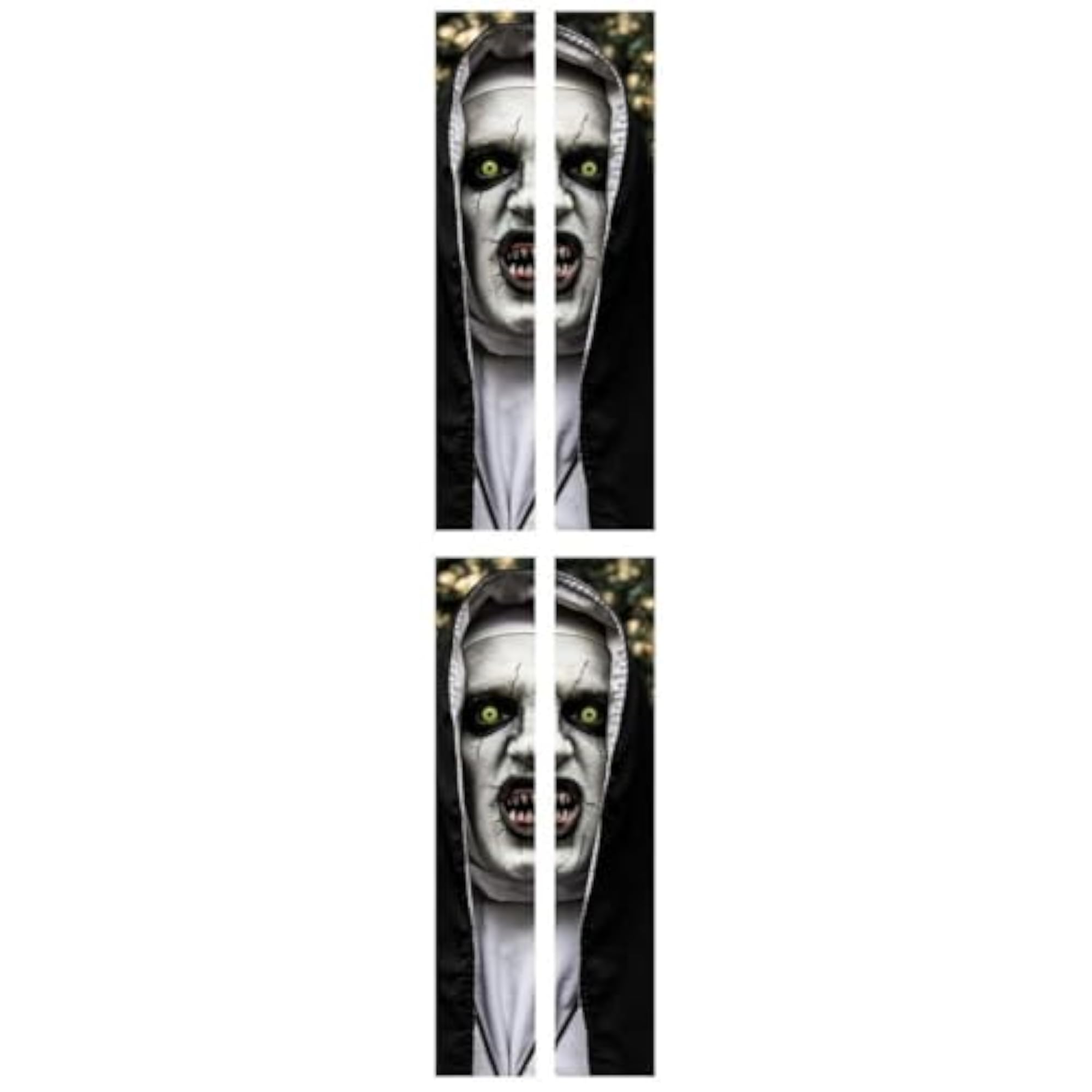 4pcs 3D Nun Door Stickers Door Terror for Bar