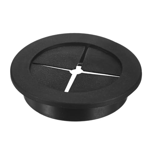 M METERXITY Gommini In Gomma Per Cavi 50mm Passacavo Doppia Faccia Flessibile Copri Foro Tavolo Per Protezione Cavi/Elettrici Passacavo [Nero]