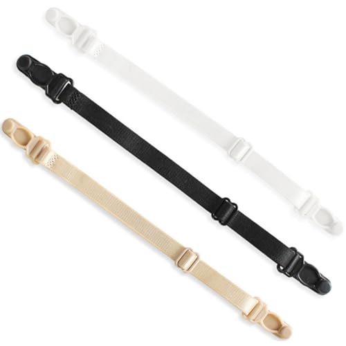 YARBAR Women\'s Bra Strap Clips Non-Slip Bra Strap Holder, 3 Pieces