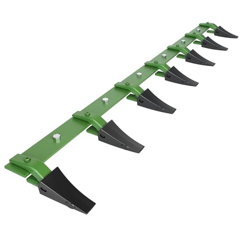 Garvee 60 in Heavy-Duty Steel Bucket Tooth Bar for Tractor Loader 4 560 LBS Load-Bearing Capacity Fits Bucket Cutting Edges 1/2 in or Less No Drilling Required for Easy Installation