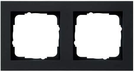Gira 021209 Cover Frame 2F E2 Matte Black