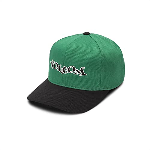 Image of Volcom Men's Snapback Hat - 6-Panel Twill Flat Brim Cap Adjustable Snap Closure