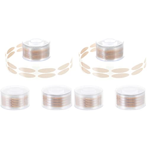 KALLORY 2sets Natural Double Eyelid Tapes Eyelid Tapes No Fork Comfortable for All Skin Types 3rolls*2