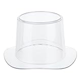 PH PandaHall Clear Cowboy Hat, Large Acrylic Hat Bowl Chip Bowl Fruit Bowls Flower Vase Container for Chips Dip Ice Bucket Cooler Birthday Christmas Party Home Decor
