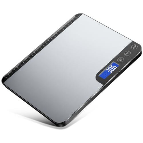 Letron 20KG Digitale Küchenwaage mit Lineal