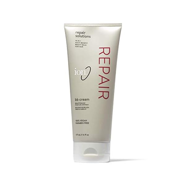 Ion-Repair-BB-Cream ion Repair BB Cream Leave in Conditioning Treatment, for All Hair Types, Paraben Free & Vegan 6 fl oz