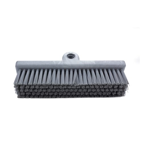Image of SPARTA 40423EC23 Plastic Floor Scrub Brush, Wall Brush, Equipment Brush With Nonabsorbent Bristles For Industrial Kitchens, Hospitals, Commercial Cleaning, 10 Inches, Gray