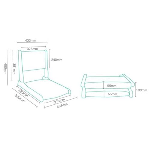 Mal de dos au sol ? Cette chaise de sol pliable est la solution