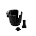Scotty #311-BK Cup Holder with Rod Holder Post and Bulkhead Black