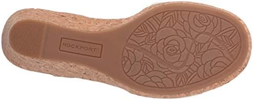 Rockport Women's Blanca T-Strap Sandal, White, 7 | Image 3