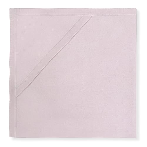 Jet&Bo BABY 100% Cashmere Receiving Blanket with Hood in Pink - 30” x 30” - Ultra Soft, Hypoallergenic & Temperature Regulating – Gift Box and Card Included