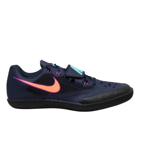 Nike Zoom Rival SD 4 Track and Field Shoes Obsidian/Orange Pulse 10 Mens US/12.5 WMNS US