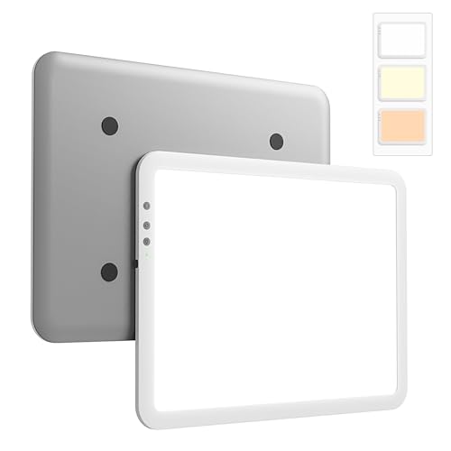 elice Table lumineuse rechargeable A3, coussin lumineux LED super lumineux 8120 lux avec batterie...