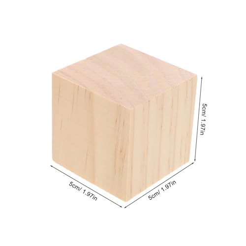 Cubes Bois Vierges de Création Artistique de Haute Précision