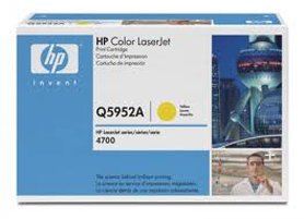 Toner HP Q5952AC jaune 643A pour imprimante LaserJet