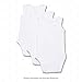 Spasilk Unisex-Baby Newborn Sleeveless Lap Shoulder Bodysuits, 3 pack, 9 - 24 Months - White Bodysuits