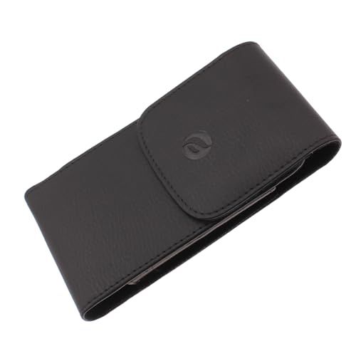 Fonus Leather Case Belt Clip for Compatible with Motorola Moto G7 Play/Moto e6, Droid Maxx 2 Phones - Holster Cover Vertical Carry Protective Pouch