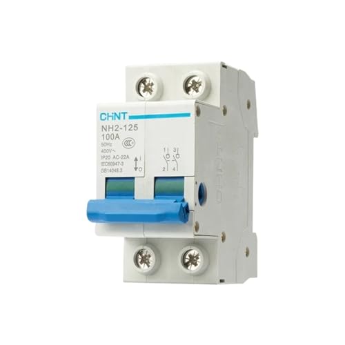 Disjoncteur à couteau NH2-125 2P 63A pour isoler l'alimentation générale du local technique