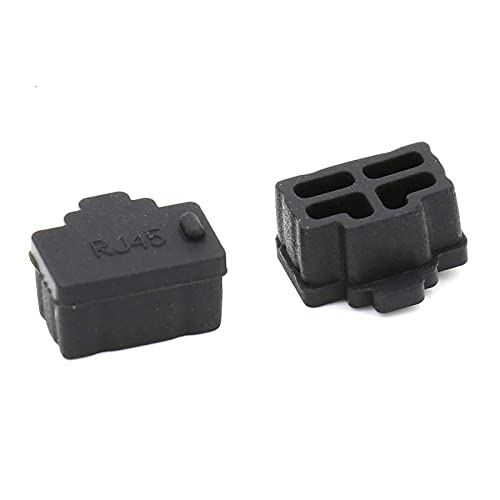 30 tapones antipolvo RJ45, protectores de silicona RJ45, puerto de concentrador Ethernet, cubierta antipolvo RJ45, tapón protector para puerto hembra RJ45 para TV, computadora, otros dispositivos