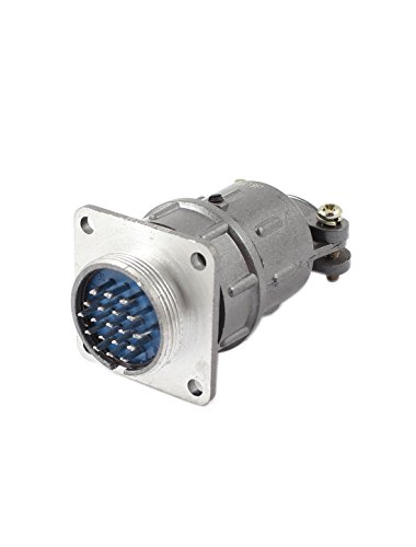 Conector de aviación 19 pines AC 500V 3A metal miniatura 2
