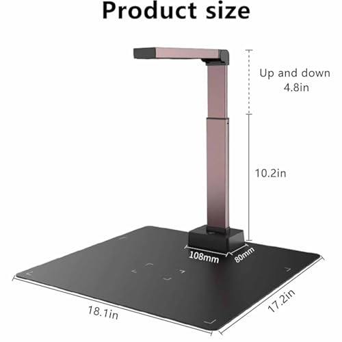 Scanner livre A3 A4 numeriseur document 20 MP haute resolution autonome - 6