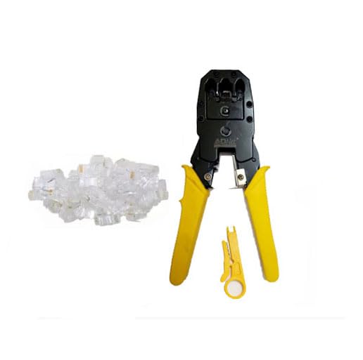 Sastaacha Multi Functional Dual Modular Crimping tool With Rj 45 Connector 10 Pcs (B0CVMQJJRD) Amazon Price History, Amazon Price Tracker