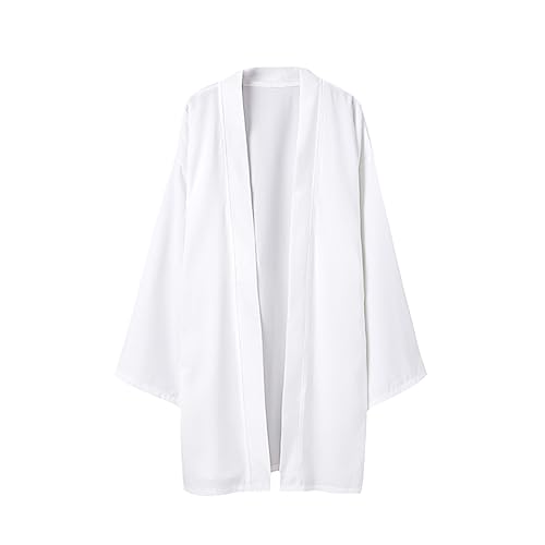 HAORUN Herren Japanischer Mantel Kimono Top...