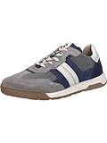 Josef Seibel Herren Low-Top Sneaker Blake.02,Weite H (Weit),Wechselfußbett,straßenschuhe,Strassenschuhe,Sportschuhe,blau-Multi,44 EU