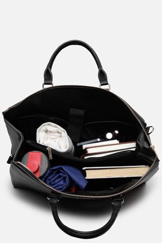 Image of Allen Solly Womens embroidered black HANDBAG