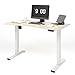 Produktbild FLEXISPOT Höhenverstellbarer Elektrisch höhenverstellbarer Schreibtisch mit Memory-Steuerung und Softstart/-Stop (Weiß+Ahorn 1 Motor 2-teilige Beine)
