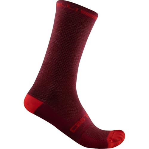 Castelli Superleggera 18 Sock Bordeaux, S/M