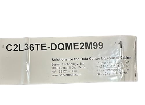 Server C2L36TE-DQME2M99 Technology PRO2 36-Outlets PDU - Smart - IEC 60309 3P+PE 60A - 36 x AC Power (Renewed)