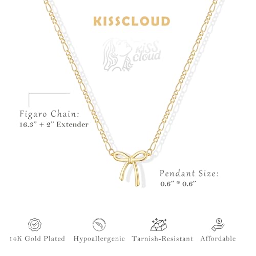 Image of Gold Silver Necklace for Women, Dainty Cubic Zirconia Pendant