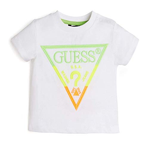 Guess Kids - Tee Shirt Garçon L02i26 - K5m20 Twht Blanc - Couleur Blanc - Taille 10 Ans